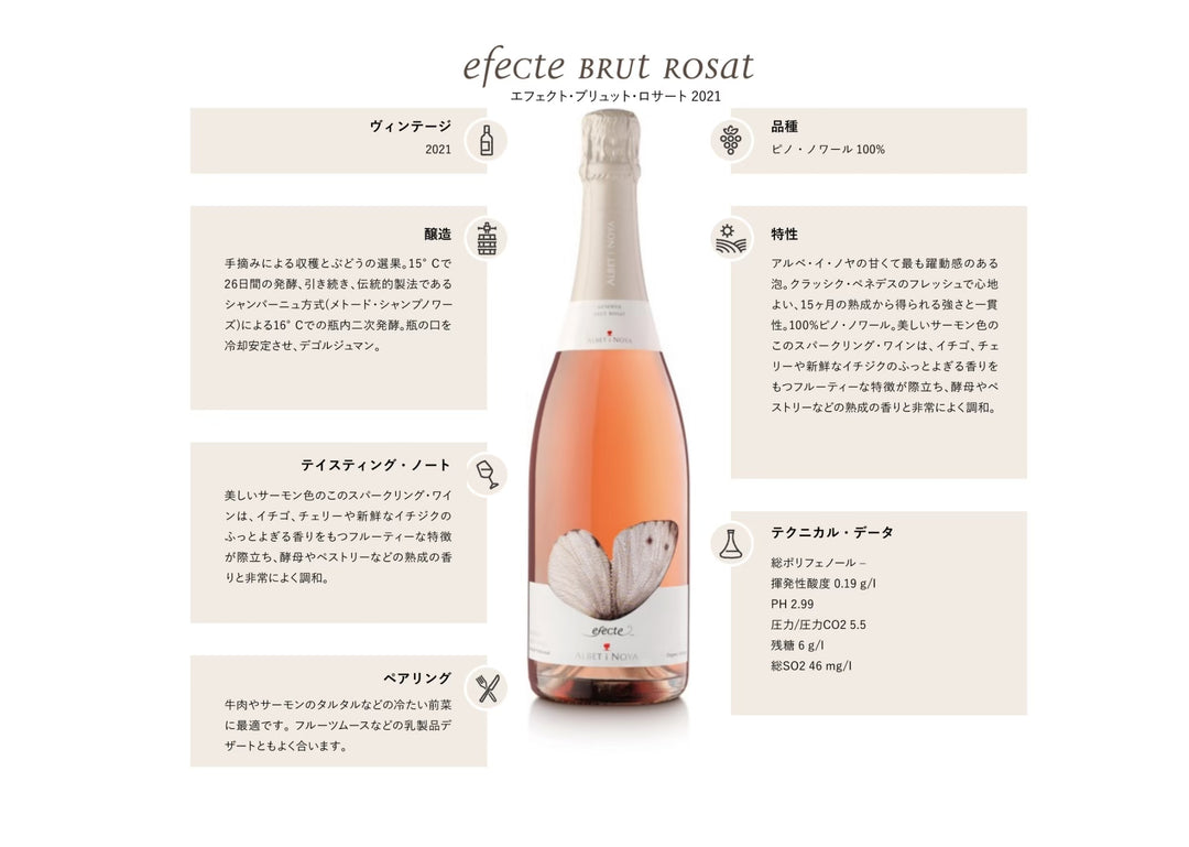 EFECTE BRUT ROSAT 2021 ECO ／エフェクト・ブリュット・ロサート 2021