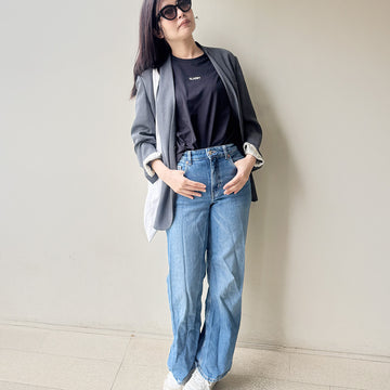 大人の“きちんと見え”ドレスTシャツ 【ブラック】