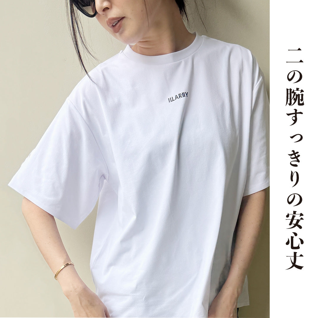 大人の“きちんと見え”ドレスTシャツ 【ブラック】
