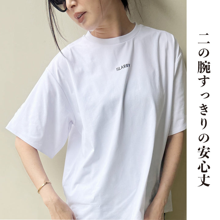 大人の“きちんと見え”ドレスTシャツ 【ブラック】