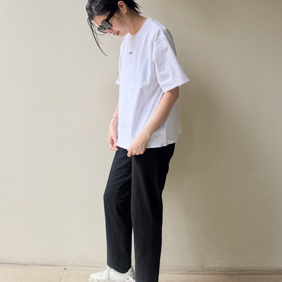 大人の“きちんと見え”ドレスTシャツ【ホワイト】 – illariiy