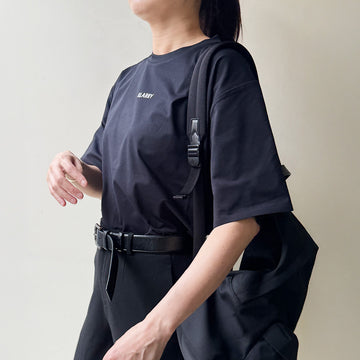 大人の“きちんと見え”ドレスTシャツ 【ブラック】